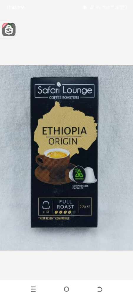 Safari lounge Ethiopian original full roast 50gr