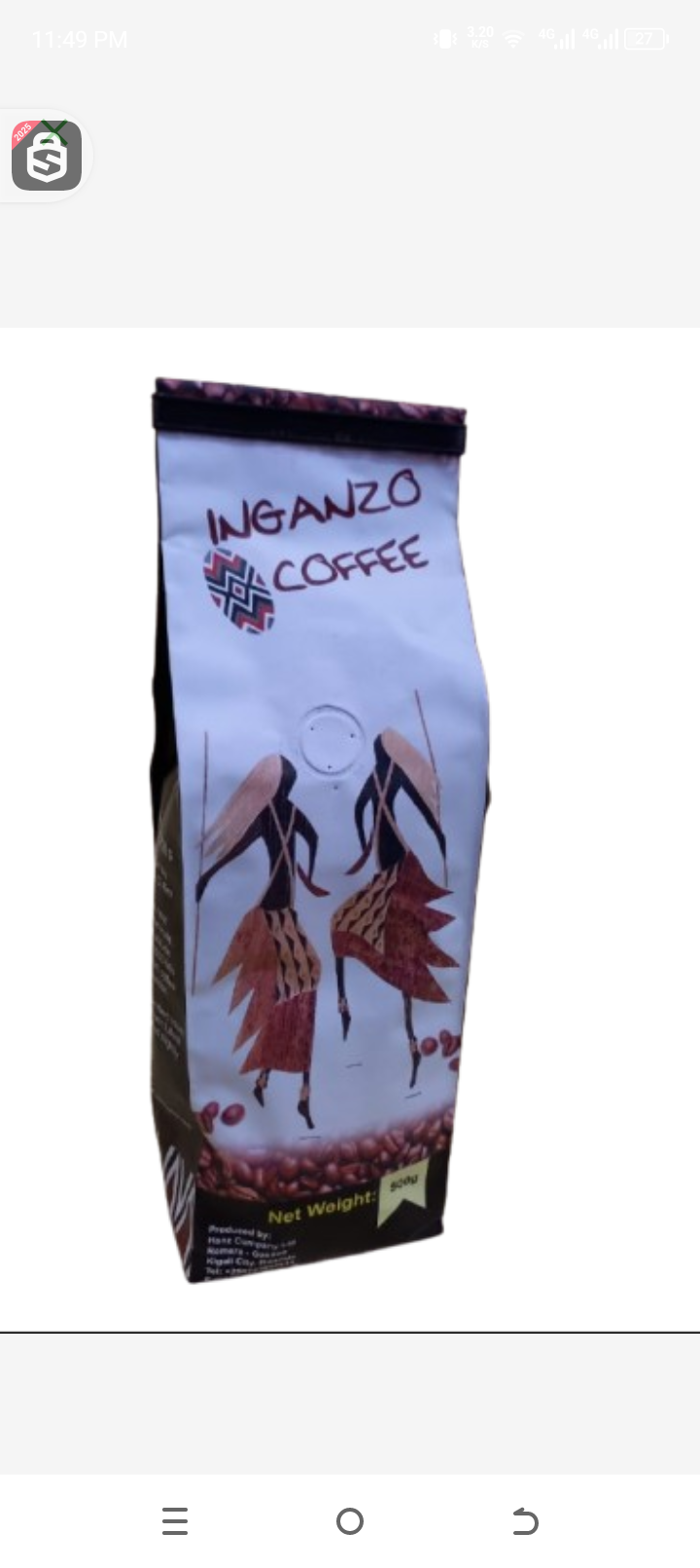 Inganzo ground coffee