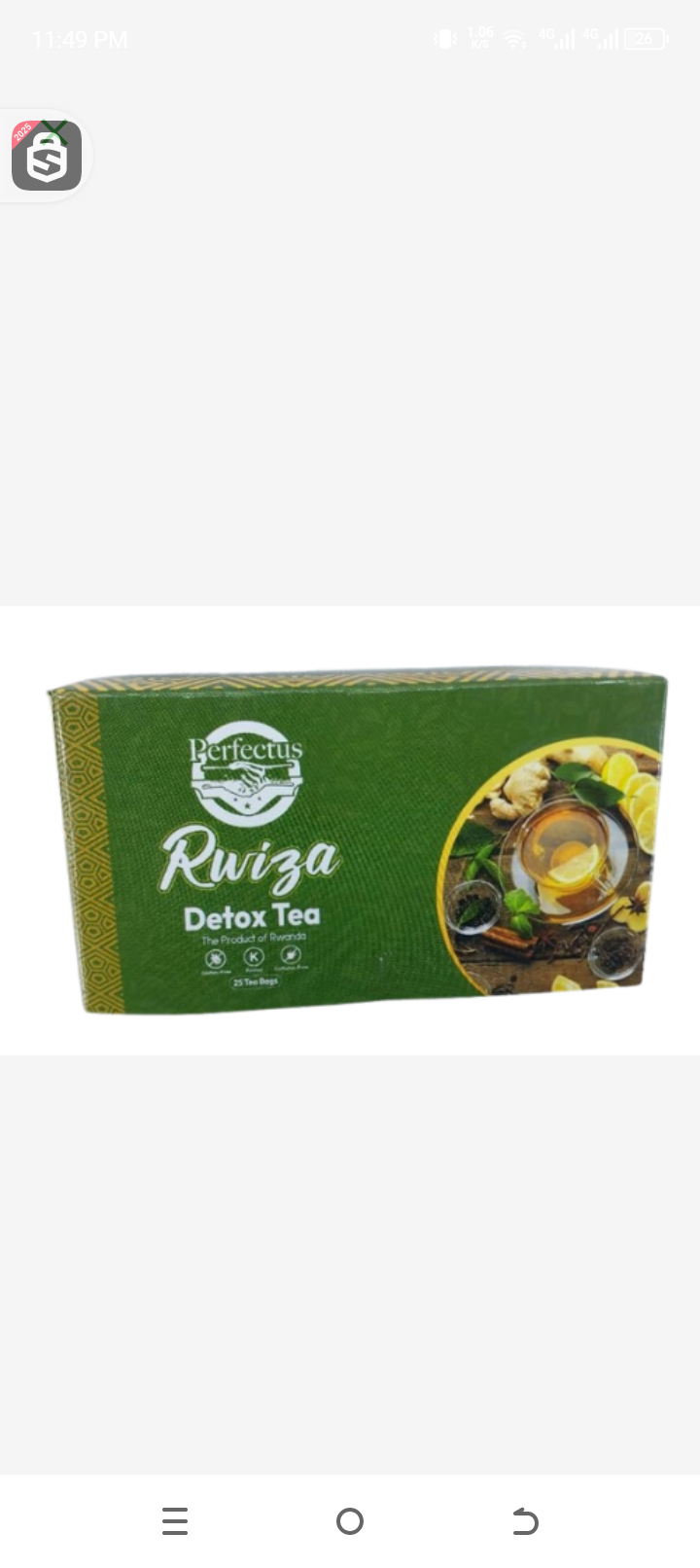 Rwiza detox tea 25tea bags