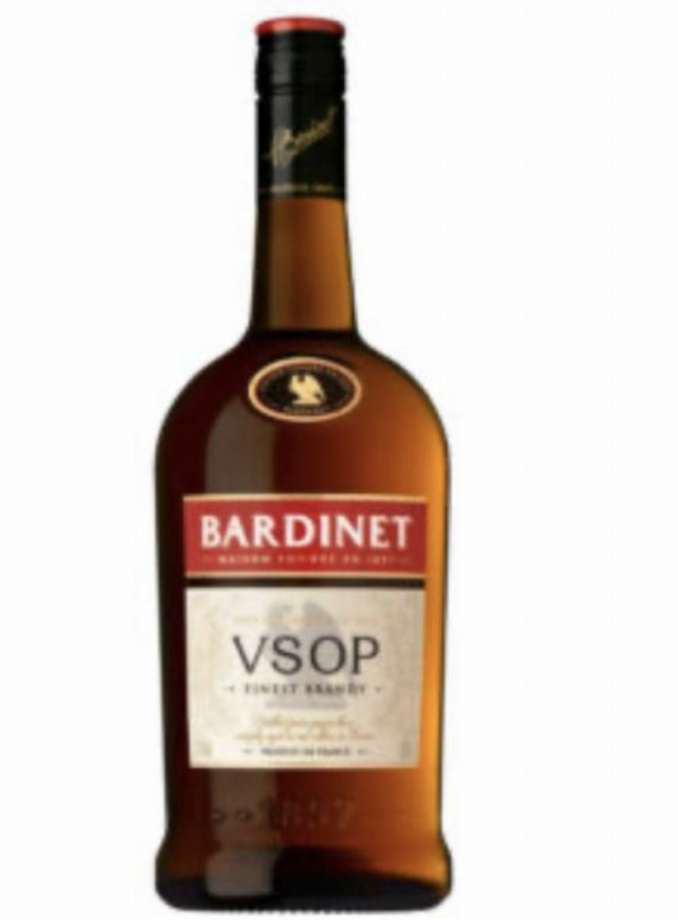 Bardinet Brandy VSOP 1L liquor with 36% Vol