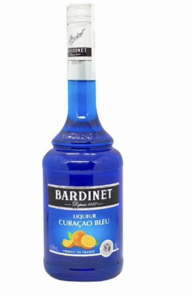 Bardinet caracao Blue 70cl liquor with 24% Vol