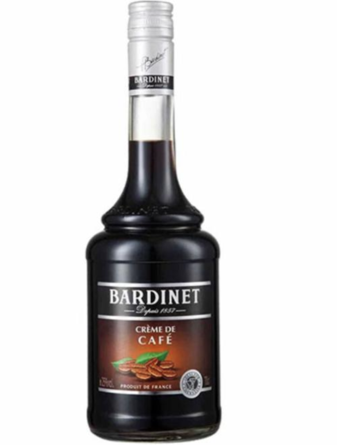 Bardinet creme de cofe 70cl liquor with 25%vol