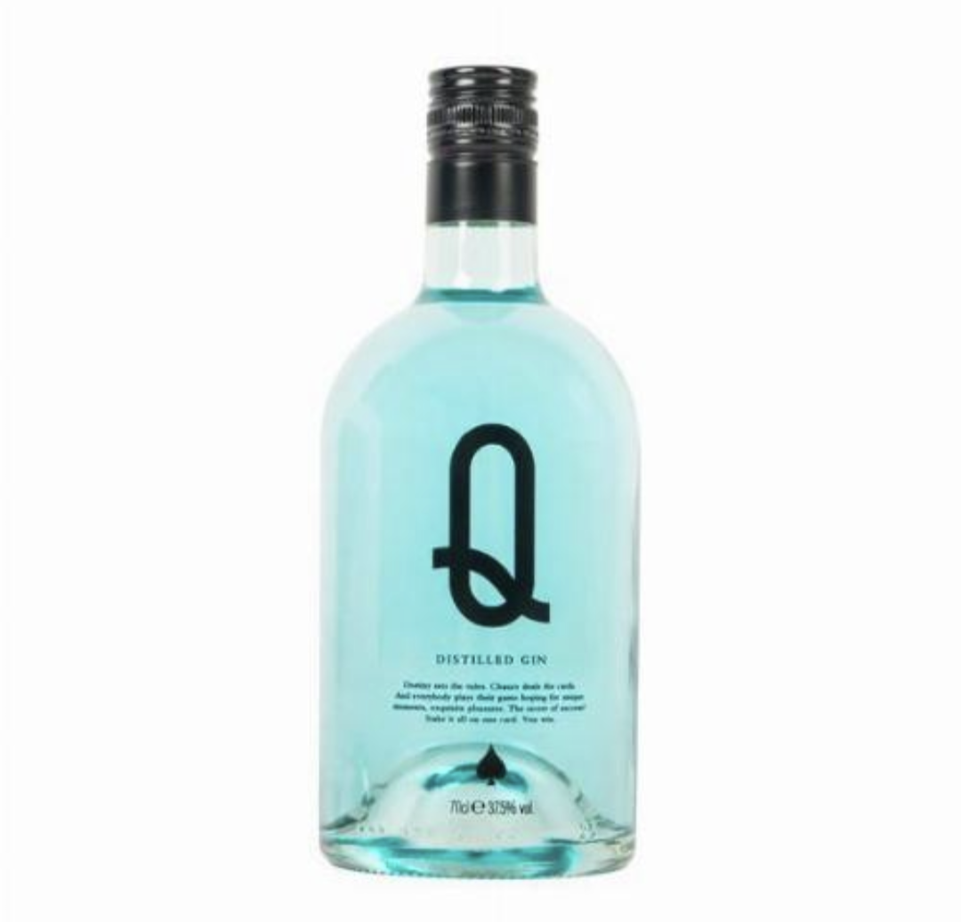 Gin Q Blue 70cl Gin with 37.5%Vol