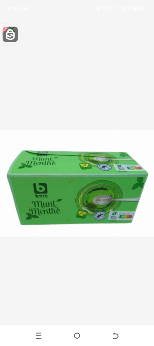 Boni munt menthe infusion