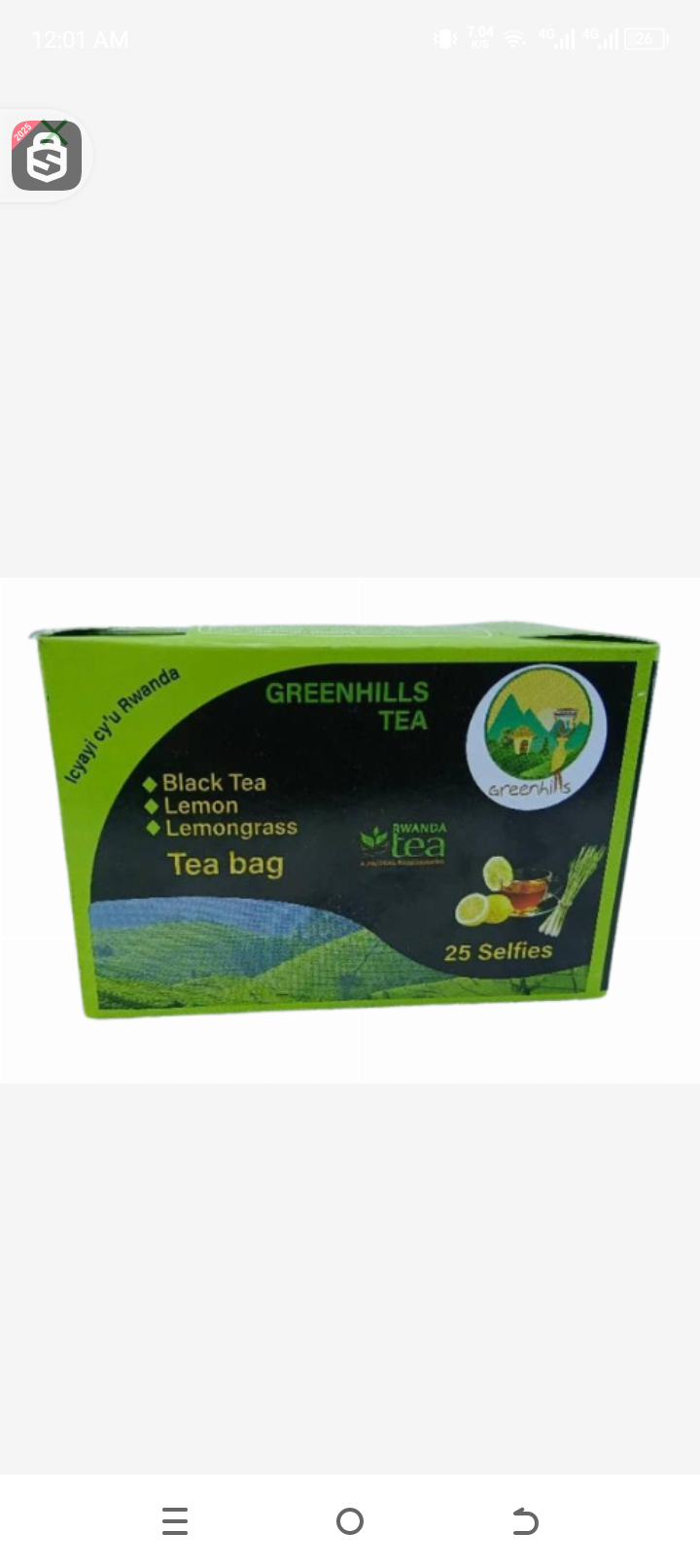 Green Hill tea bags 25selfies