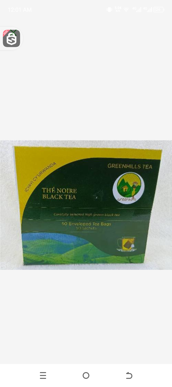 Green Hill black tea bags 50pcs