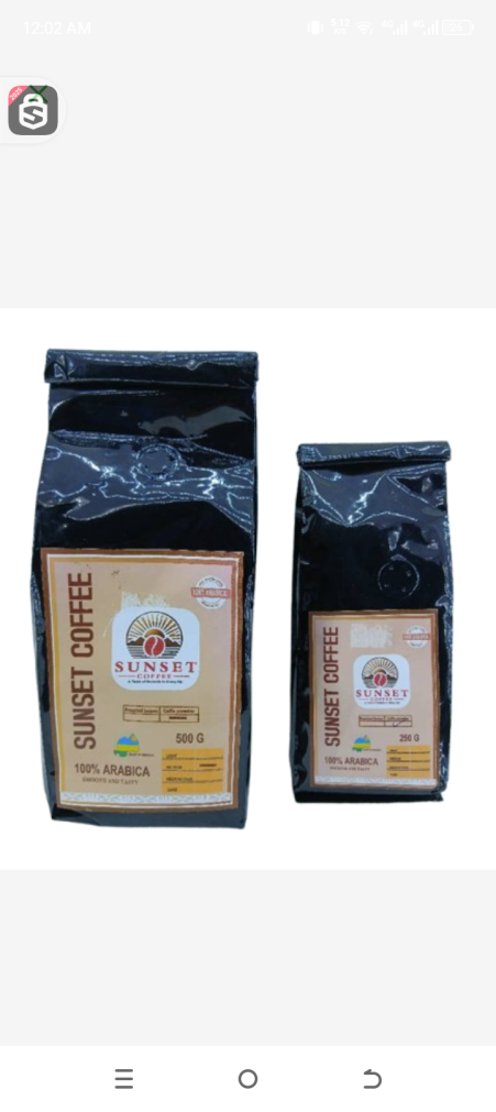 Sunset coffee powder