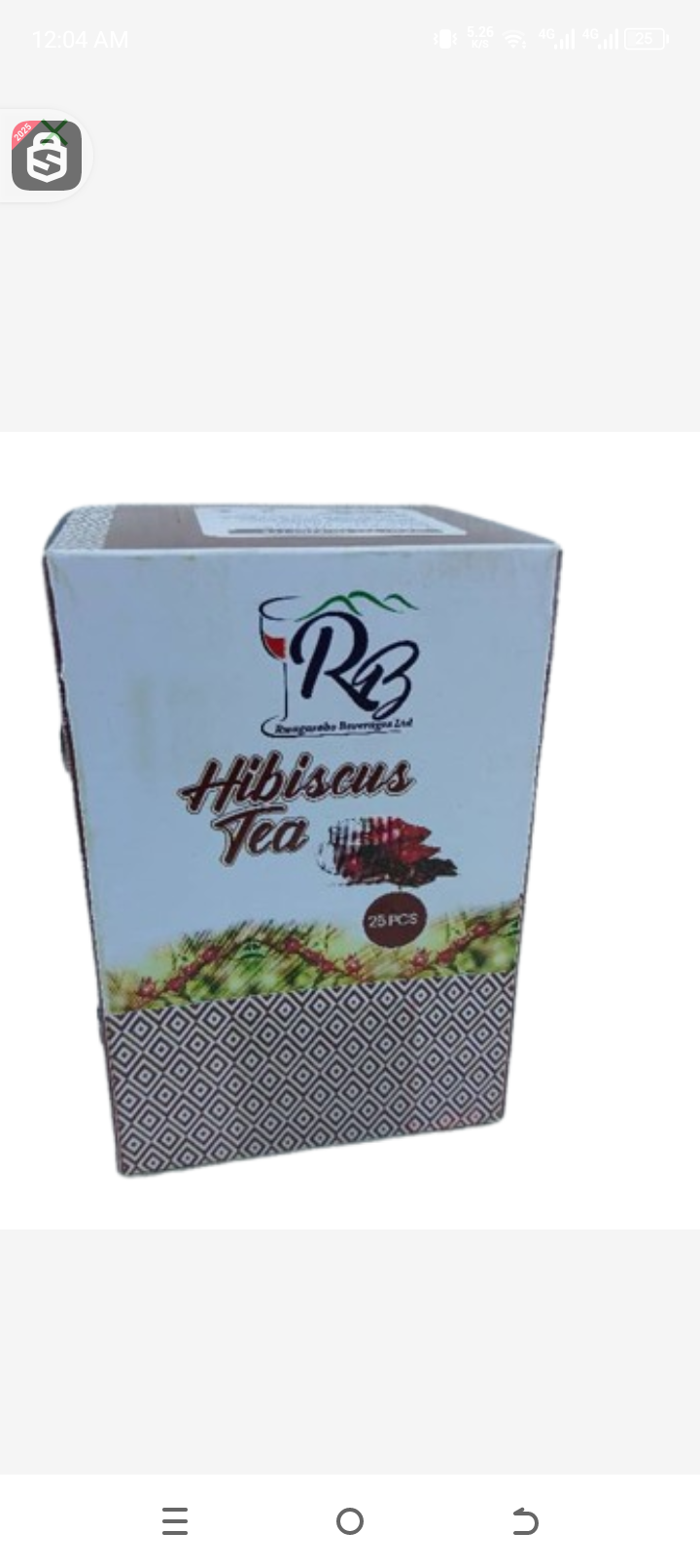 RB hibiscus tea ginger flavored 150gr
