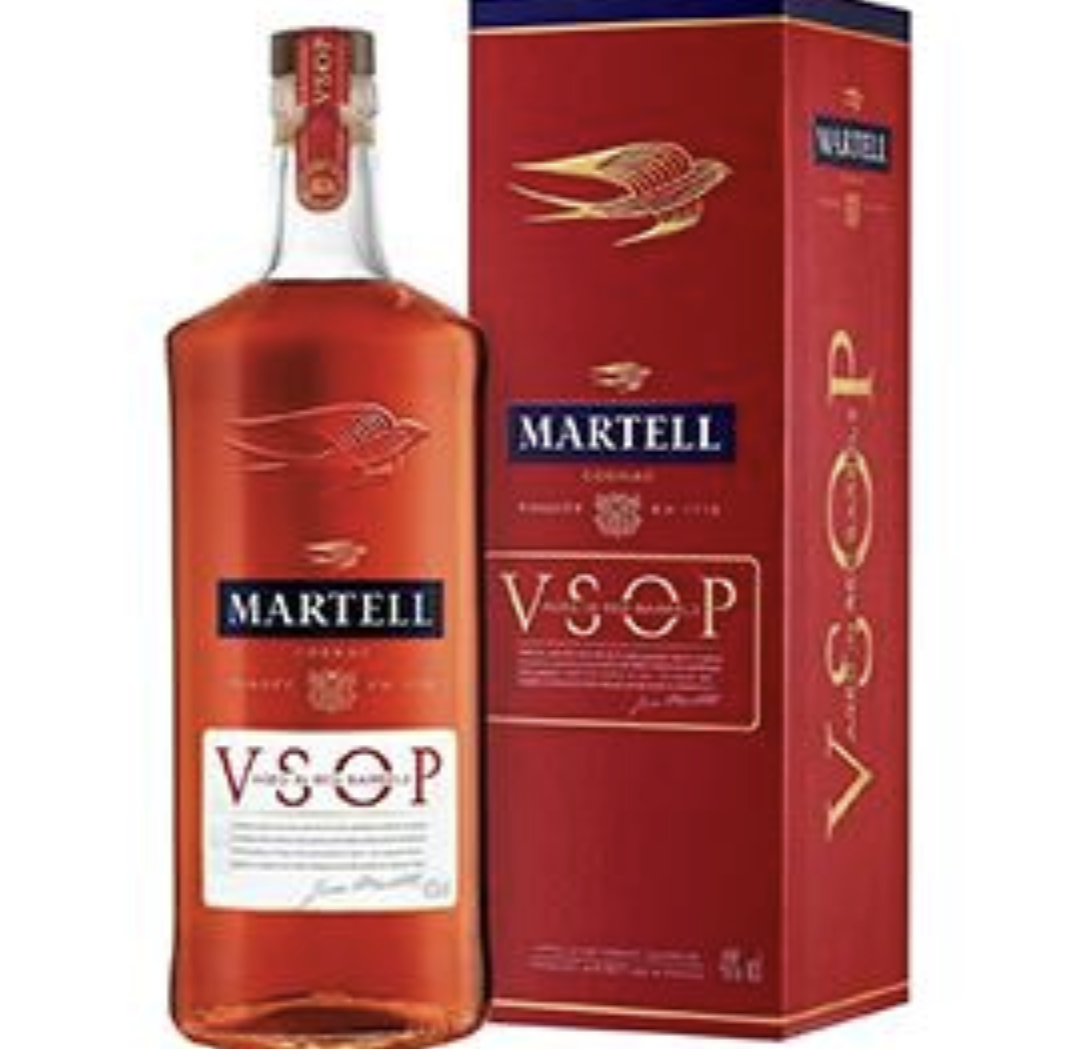 Martell VSOP 1L Cognac with 40%Alc