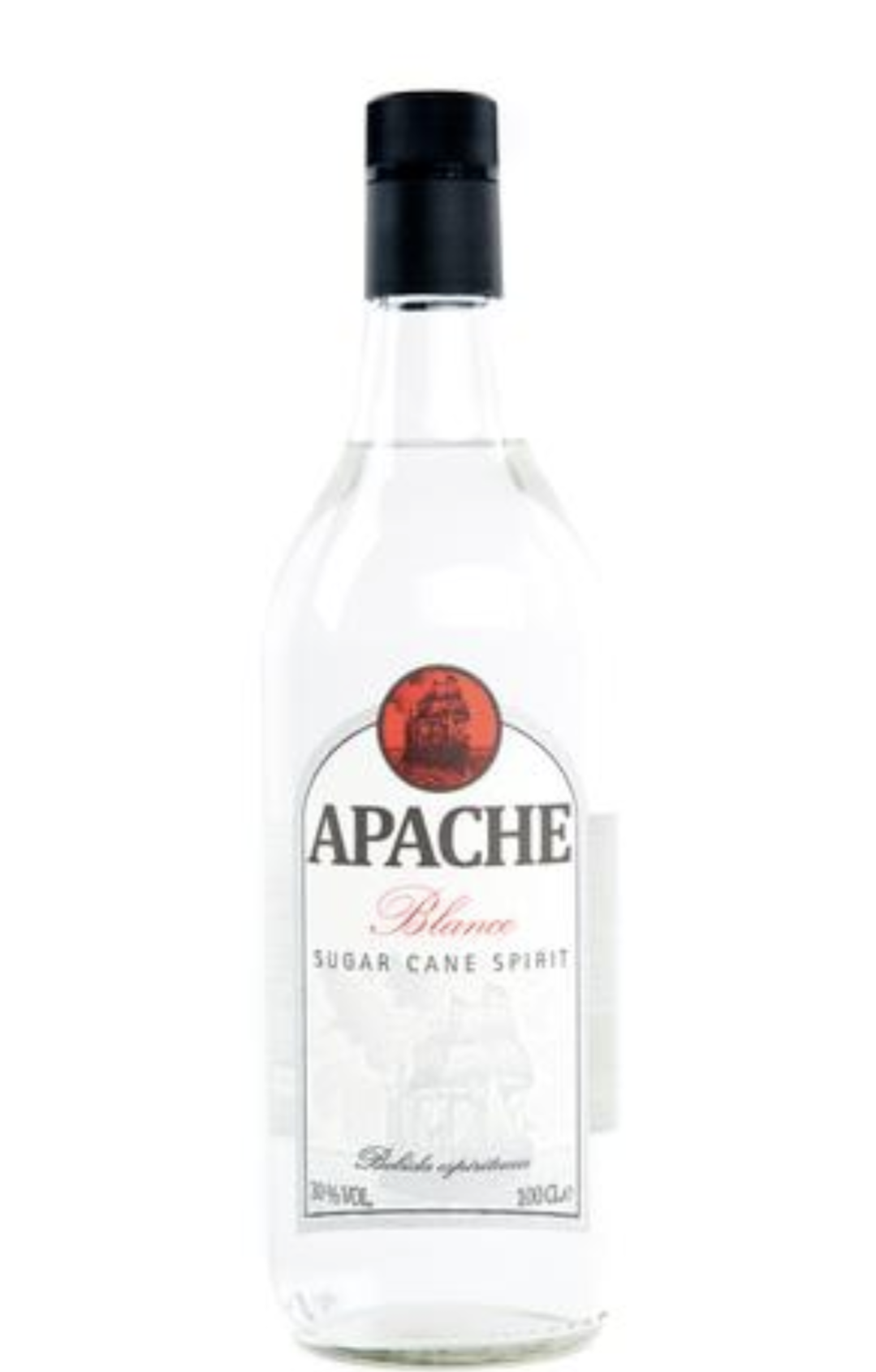 Apache blanc Suger cane spirit 1L.Rum with 30% Vol