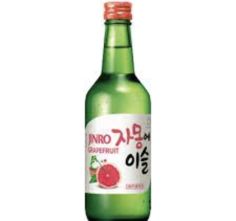Jinro grapefruit with soja 36cl with 13%Alc