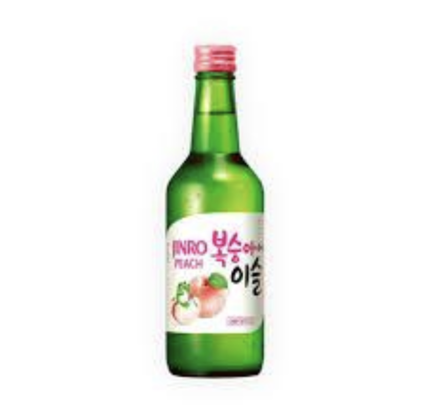 Jinro peach soja 36cl with 13%Alc