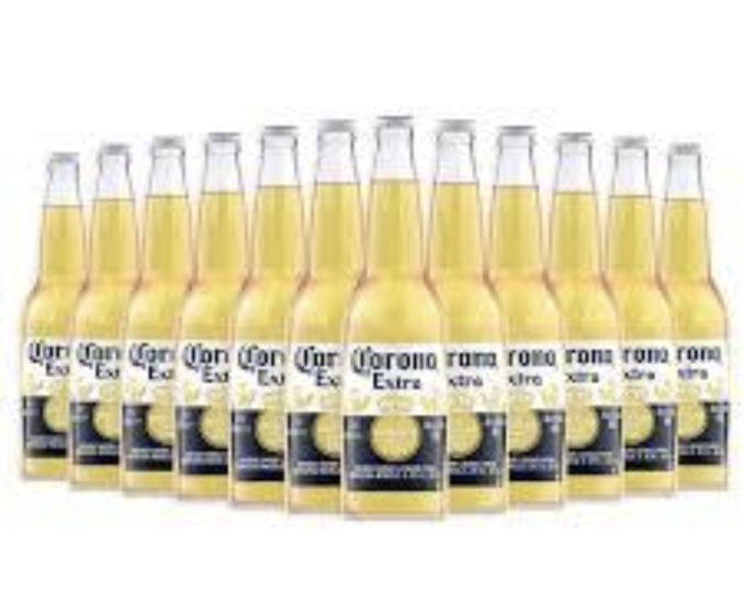CORONA Extra 33cl Beer with 4.5%Alc pack of 12bottles