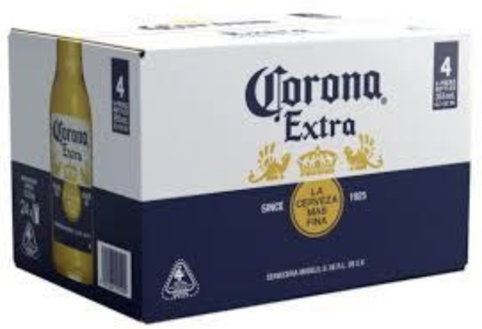 CORONA Extra 33cl Beer with 4.5%Alcpack of 24 bottles