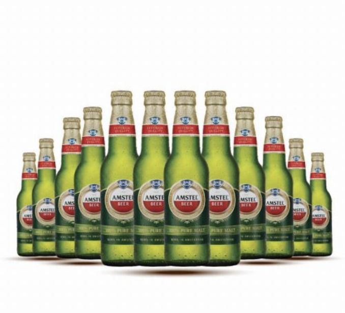 Amstel pack of 12bottles