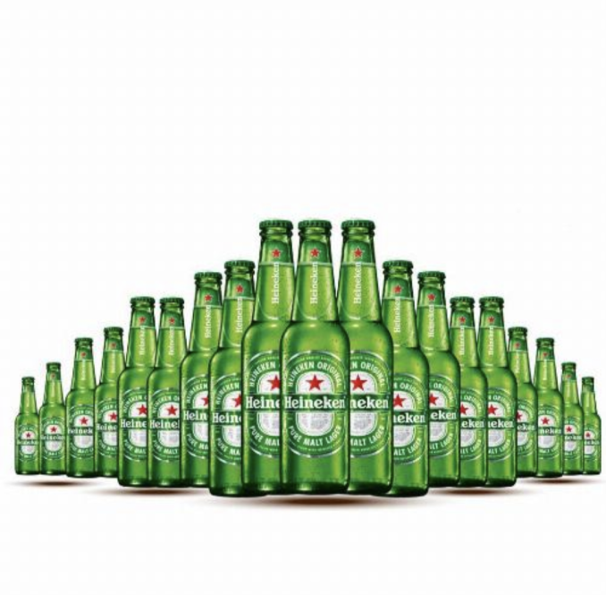 Heineken pack of 24 bottles