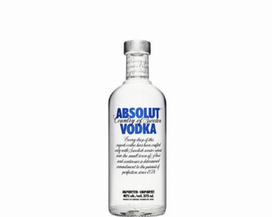 Absolute vodka 37.5cl