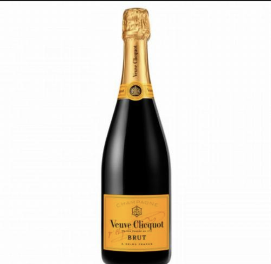Veuve cliquot Brut yellow bottle 75cl champagne with 12%Alc