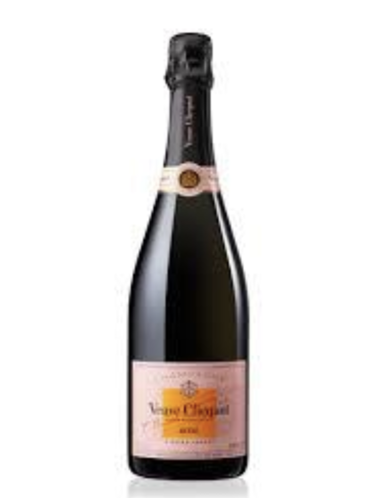 Veuve cliquot Rose 75cl champagne with 12%Alc