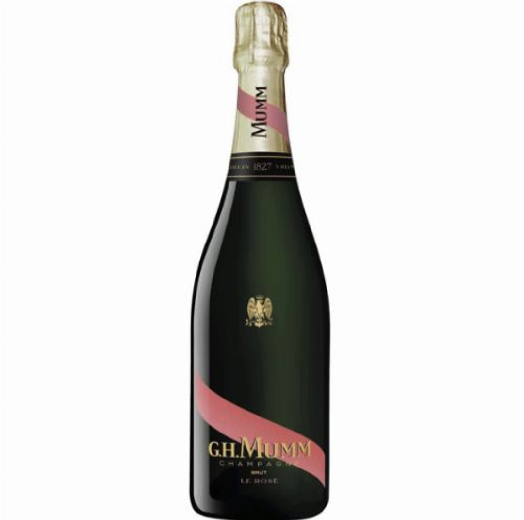 Champagne mumm Rose Brut 75cl champagne with 12%Alc