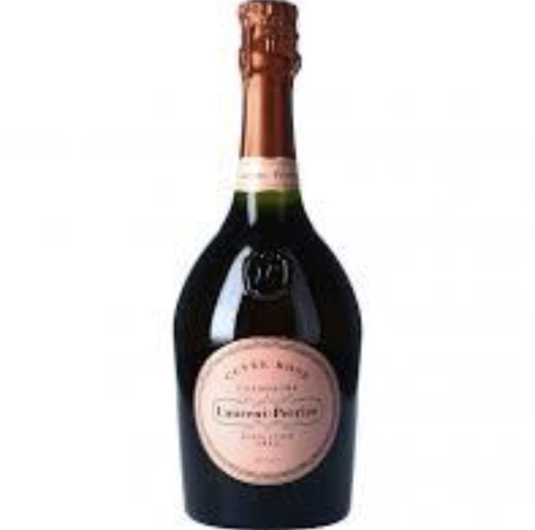 Laurent Perrier Cuvee Rose Brut champagne with 12%Alc