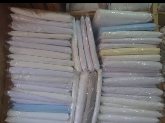 Bed sheets plane color cotton size of 1.8m*2m.