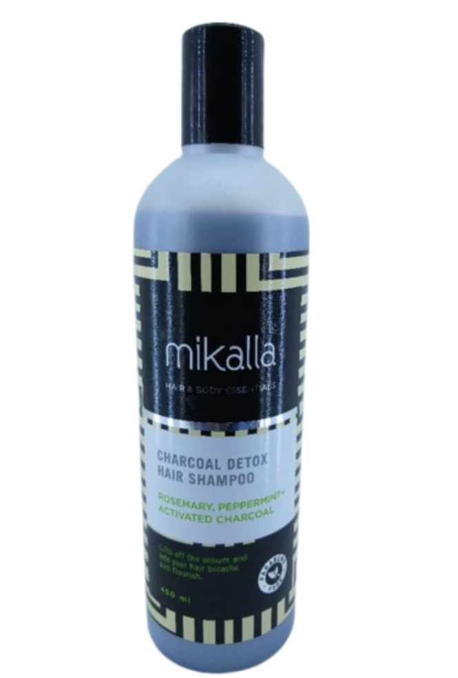 Mikalla charcoal Detox hair champoo 450mL