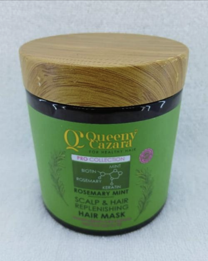 Queen cazera rosemary mint scalp and Replanishing Hair Masks 500mL
