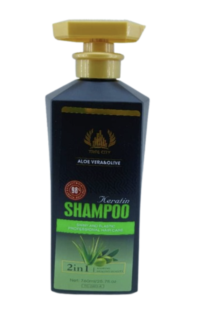 Tree city Aloe Vera & Olive keratin Shampoo 2in1 shiny and elastic professionals