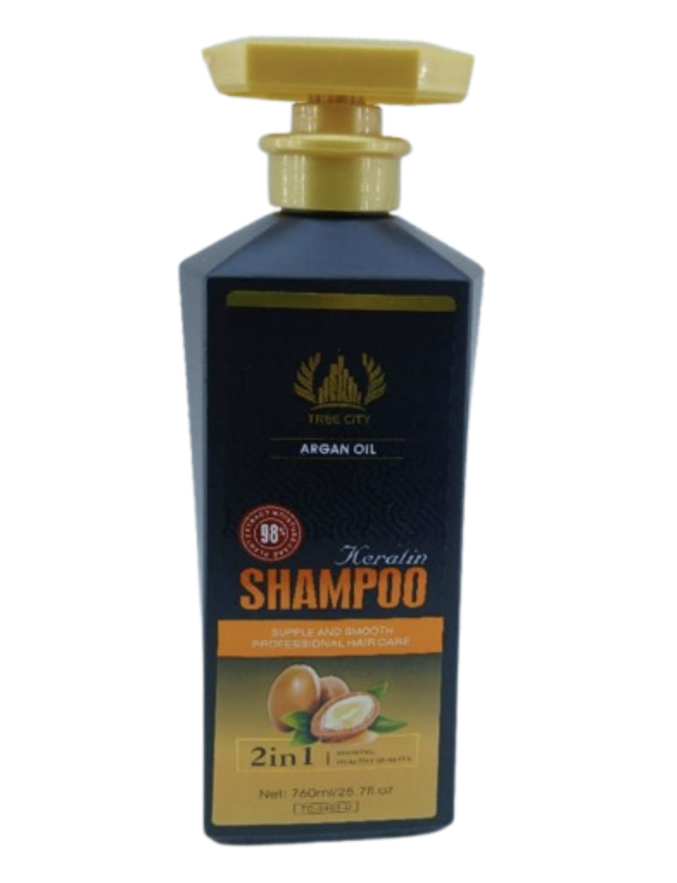 Tree City Argan Oil karatin shampoo 2in1 supple and smooth professional hair Care