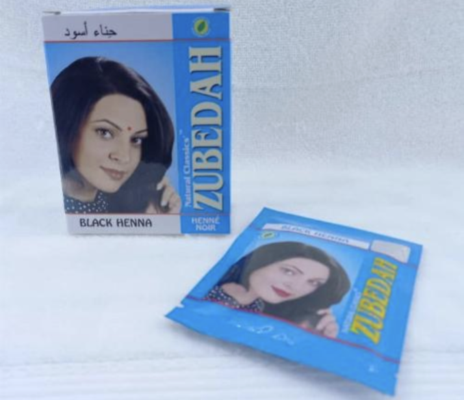 Zubedah Black Henna pack of 6 pcs