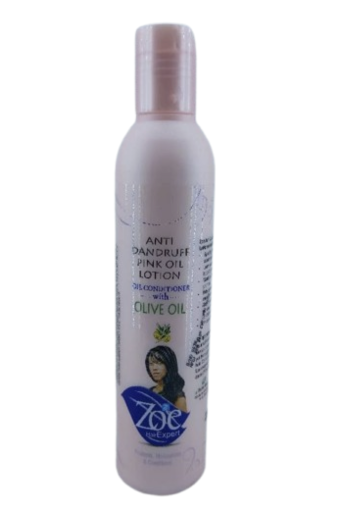 Zoe Anti+ Dandruff Pink oil lotion conditioner olive oil 250mL