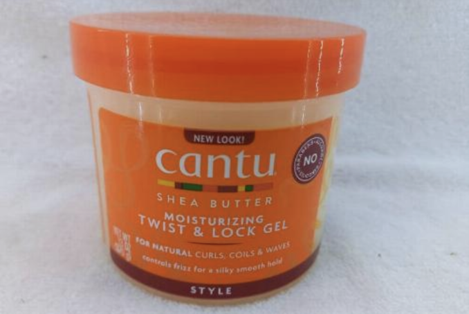 Cantu Shea butter moisturizing twist & lock Gel for natural crulcoil& Waves 370gr
