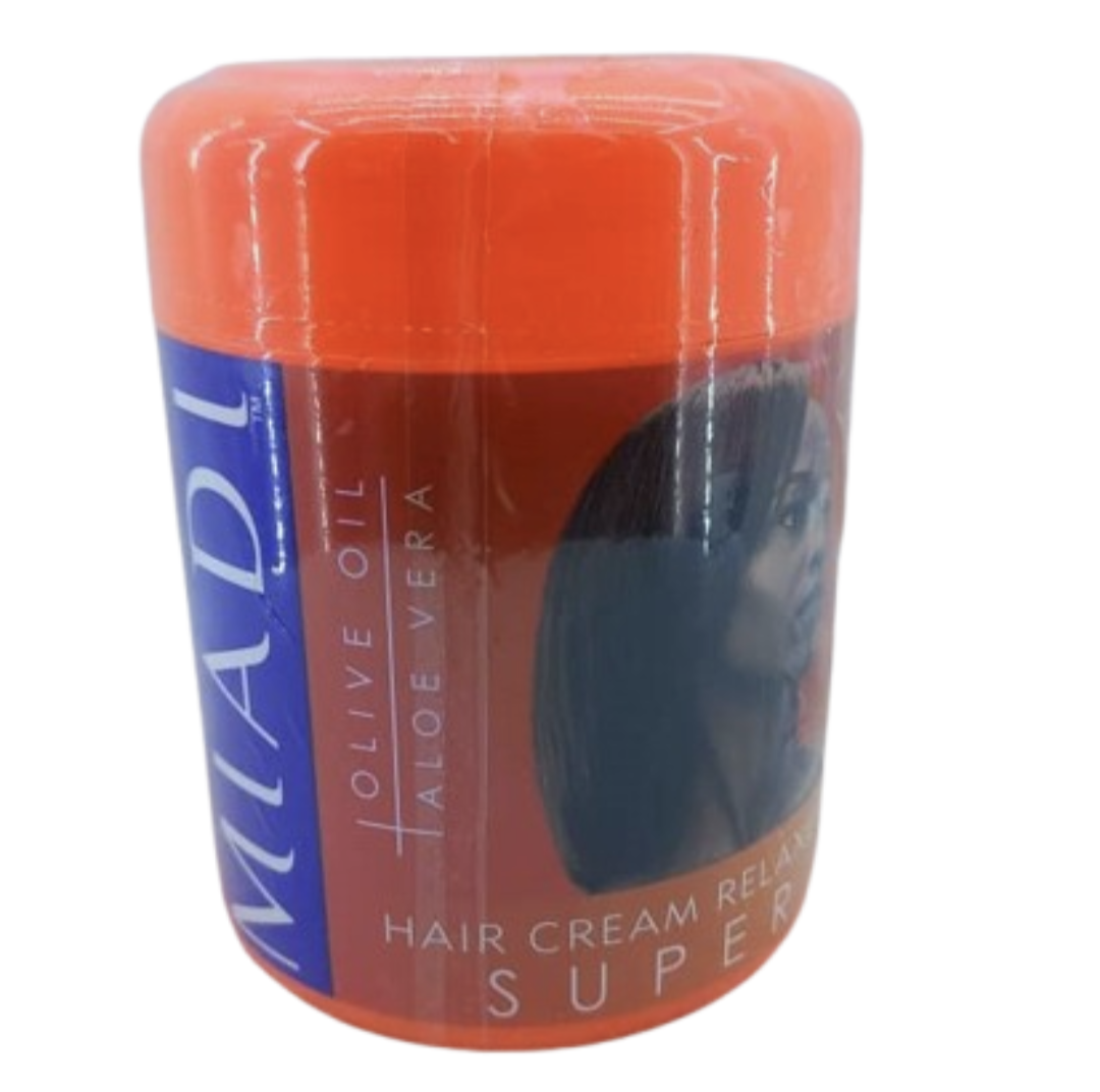 Miade Olive oil & Aloe verre Air Cream Relaxer Super 400gr