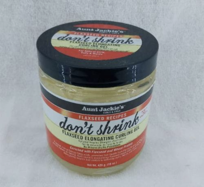Aunt Jackie's don't sheink flaxseed alongating curling gel 426gr