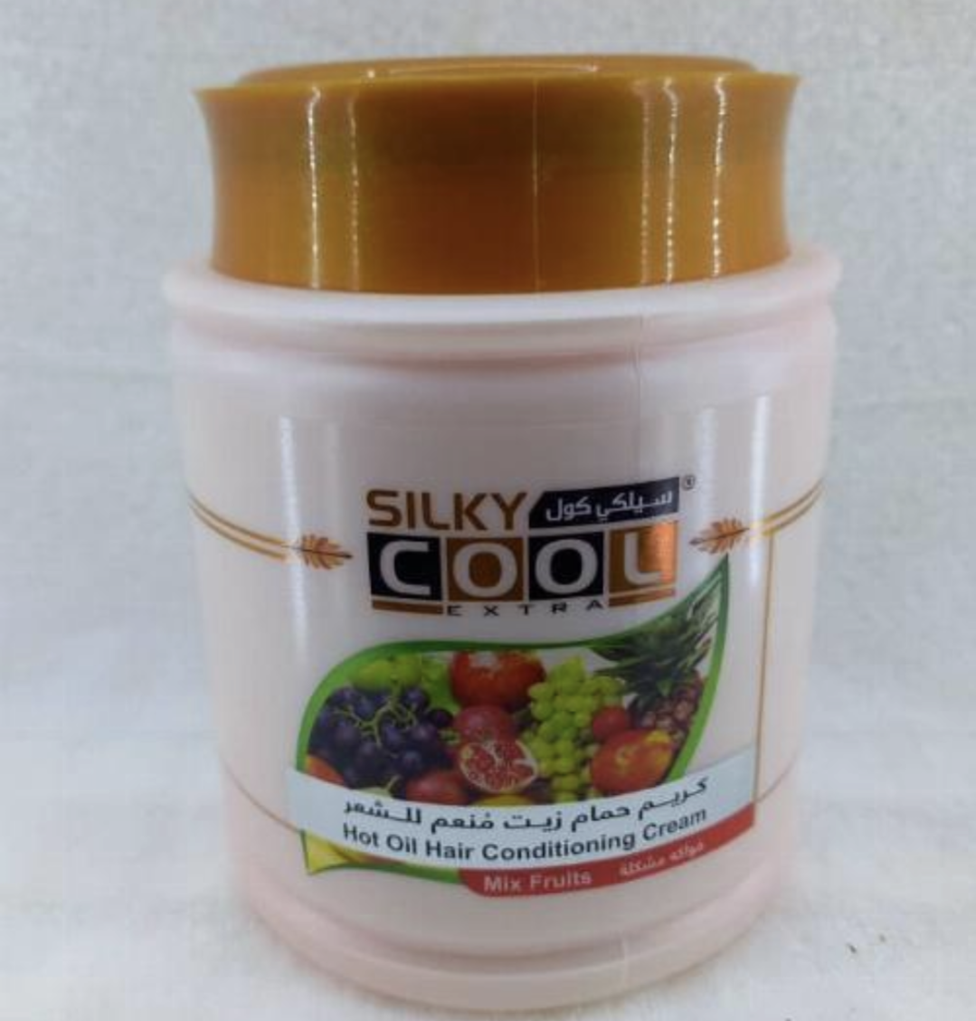 Silk cool Extra hot oil hair conditioning cream Mix Fruit 1000mL