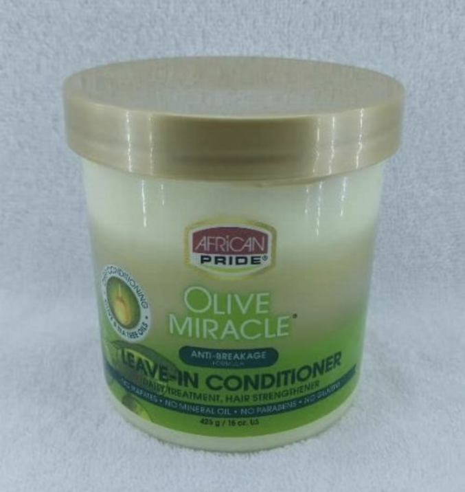 African pride olive miracle leave in conditioner 425gr