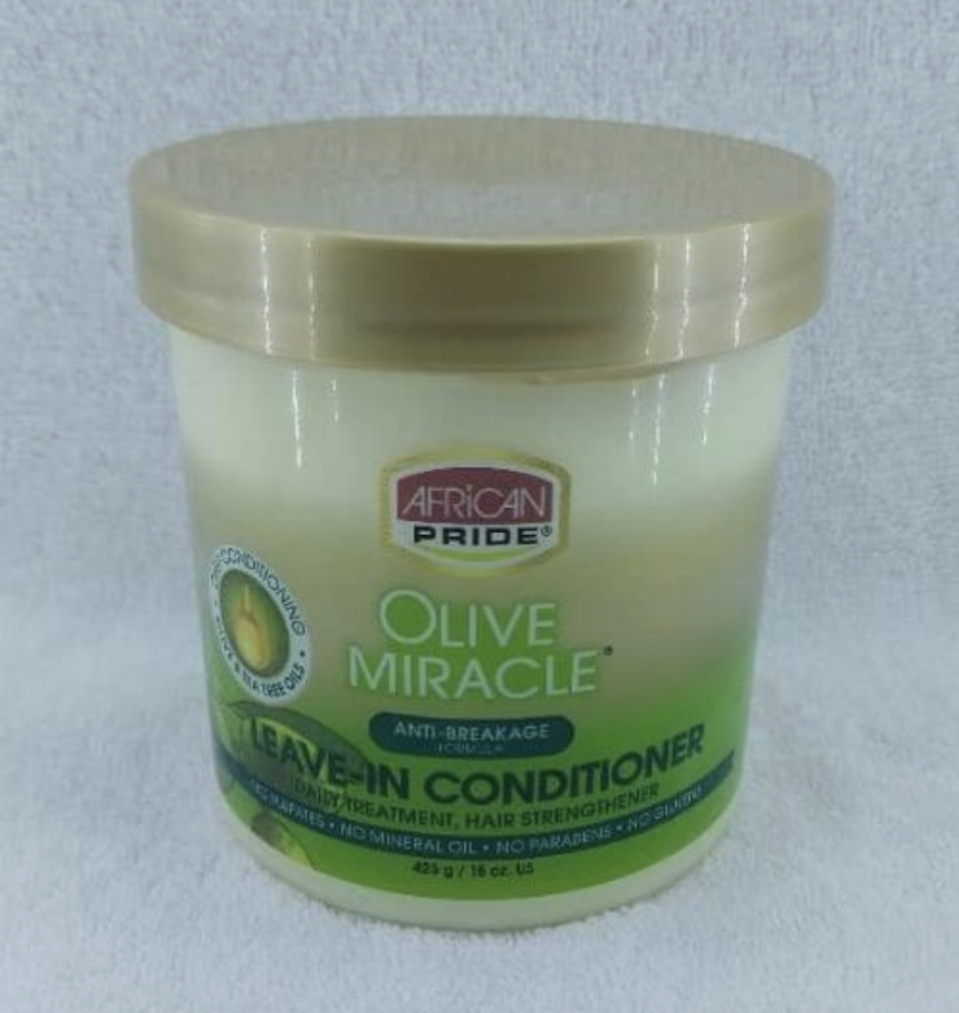 Africa pride olive miracle leave-in conditioner 425gr