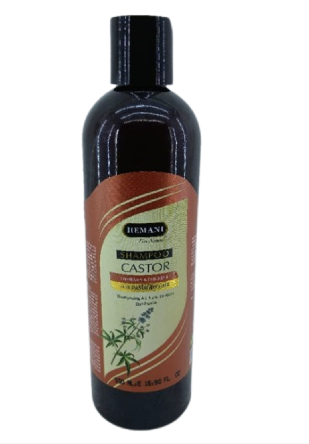 Hemani Champoo castor Hydrated & trackines 500 ml
