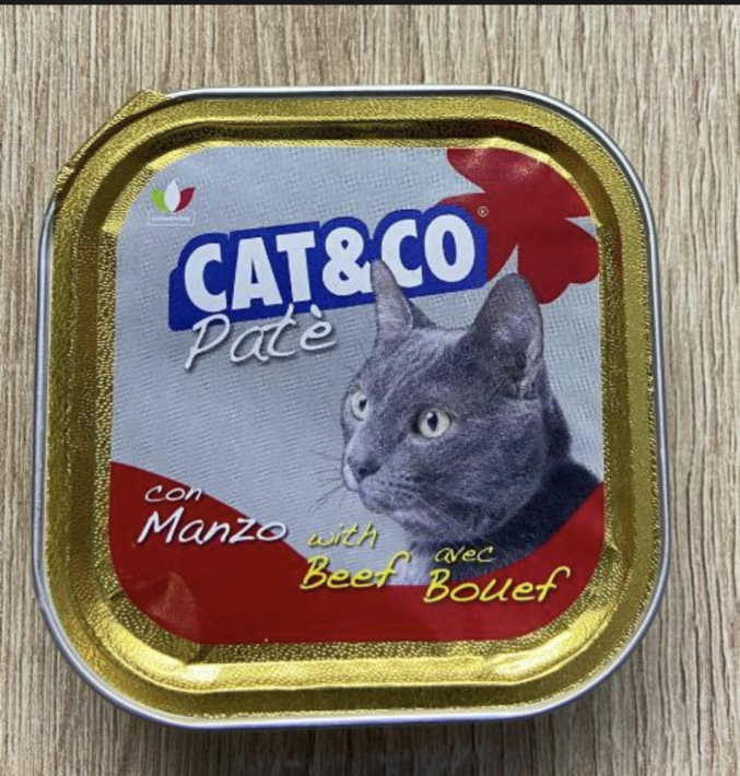 Cat and co manzo with beef 100g