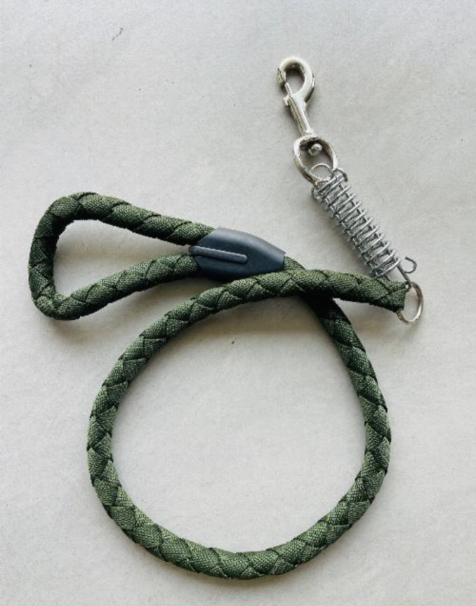 Amry green leash spring