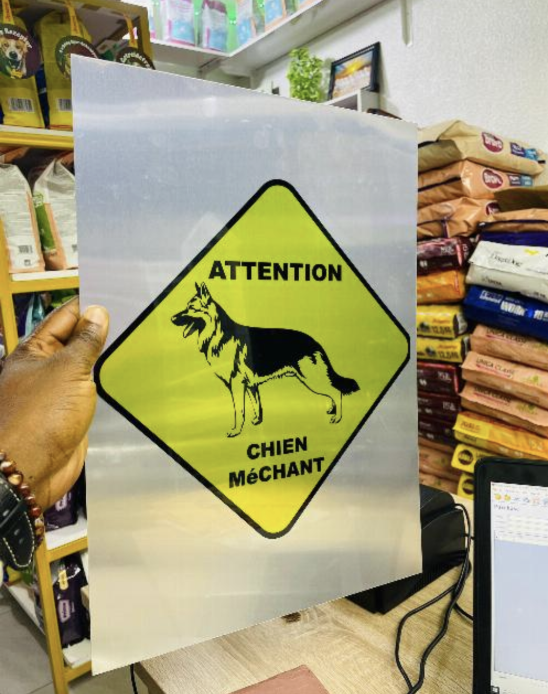 Dog signage