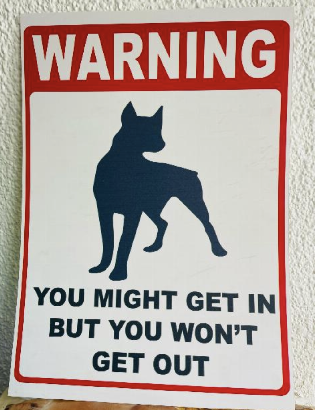 ABS Gate Dog Signage 3