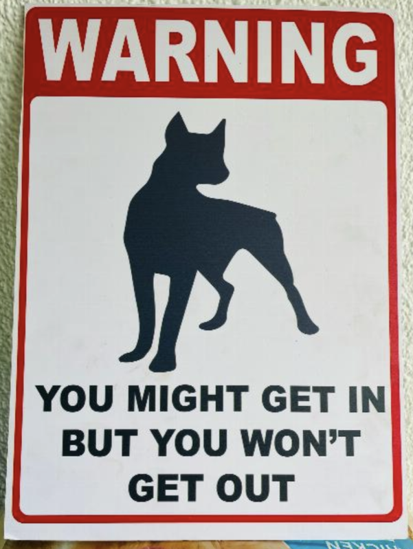 From Board Dog Signage A3