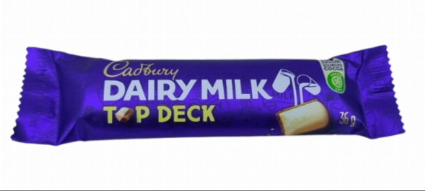 Cadbury dairy milk top Deck 36gr