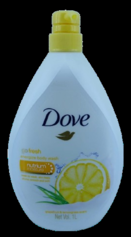 Dove go fresh energize body wash 1L