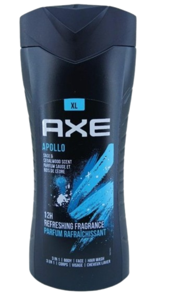 Axe Apollo 12H 3in1 Refreshing Fragrance 400ml