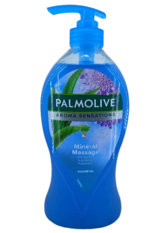 Palmolive Mineral Massage with Sea Salt,Aloe Vera & Peppermint Shower Gel 750ml