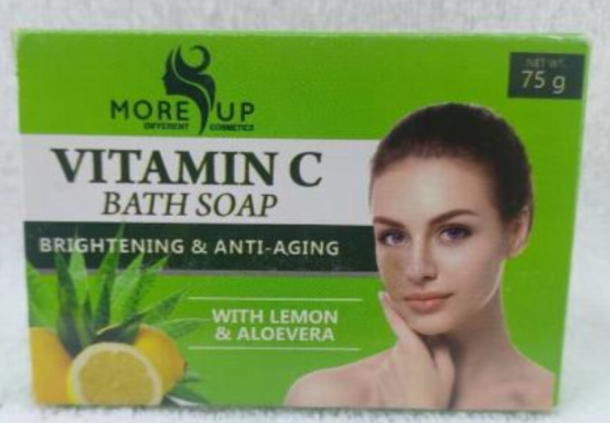 More up Vitamin C Bath Soap Brightening & Anti-Aging with Lemon & Aloevera 75gr