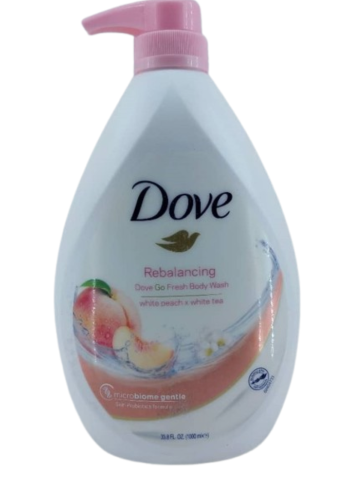 Dove Rebalancing (White Peach & White Tea) Go Fresh Body Wash 1000ml